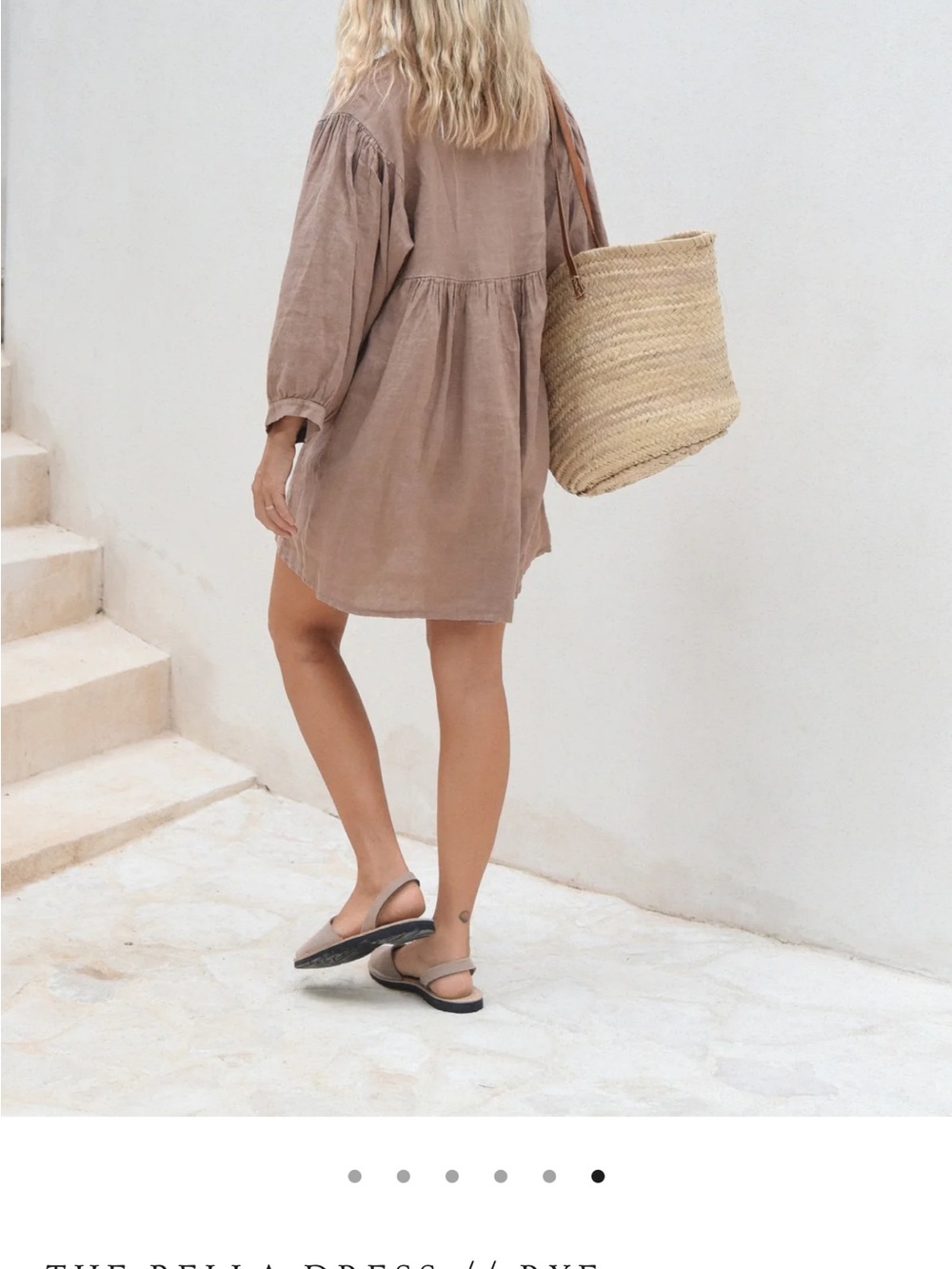 BEACHWOOD BABY THE BELLA DRESS // RYE - Picture 3 of 8
